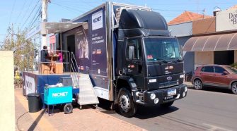 Nicnet lança rede no interior de SP com digital truck da DPR